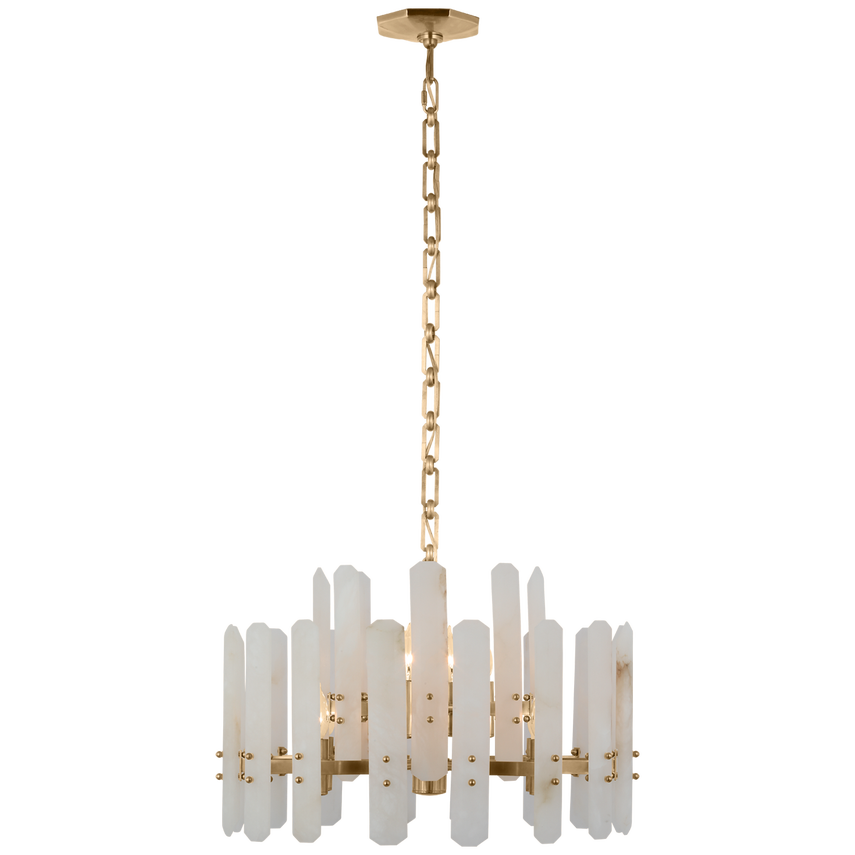 Hand-Rubbed Antique Brass - Alabaster