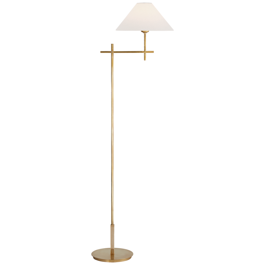 Hand-Rubbed Antique Brass Cordless - Linen