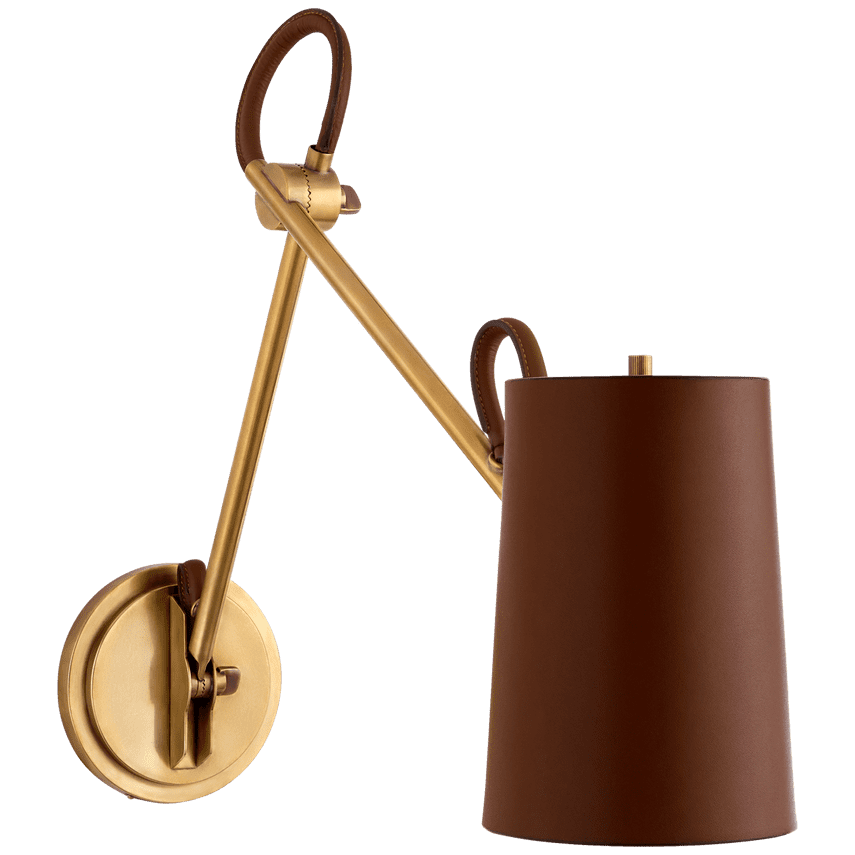 Natural Brass - Saddle Leather