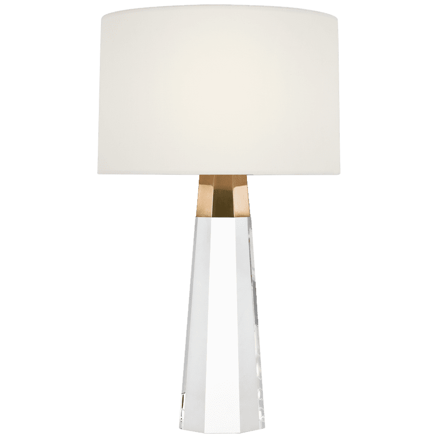 Crystal and Hand-Rubbed Antique Brass